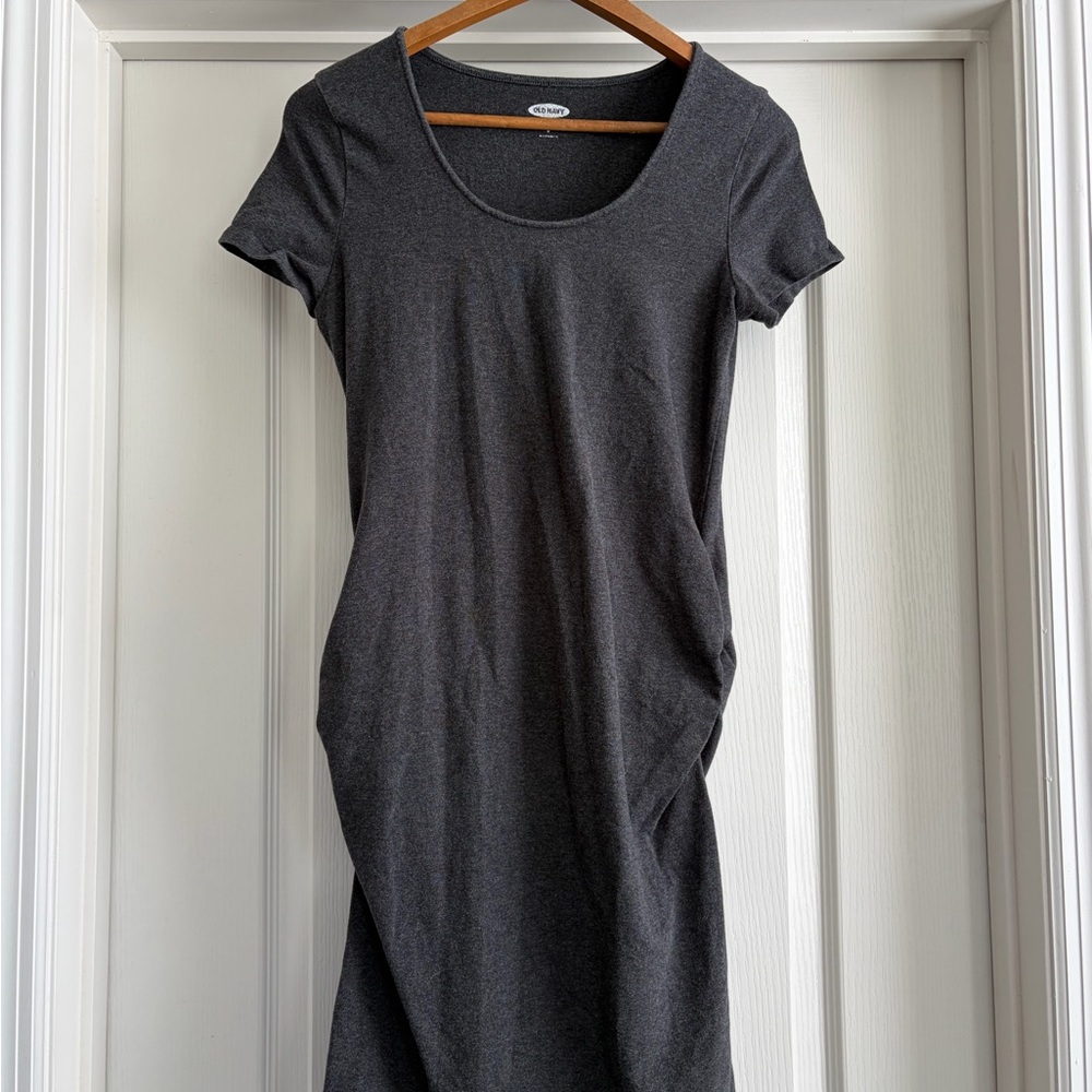 Old Navy Maternity Grey Bodycon Midi Dress